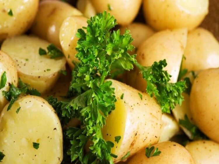 Parsley Buttered Potatoes School Food Handler