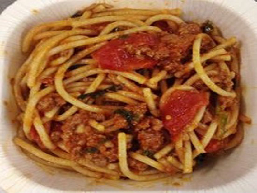 Spaghetti And Mighty Marinara Sauce School Food Handler