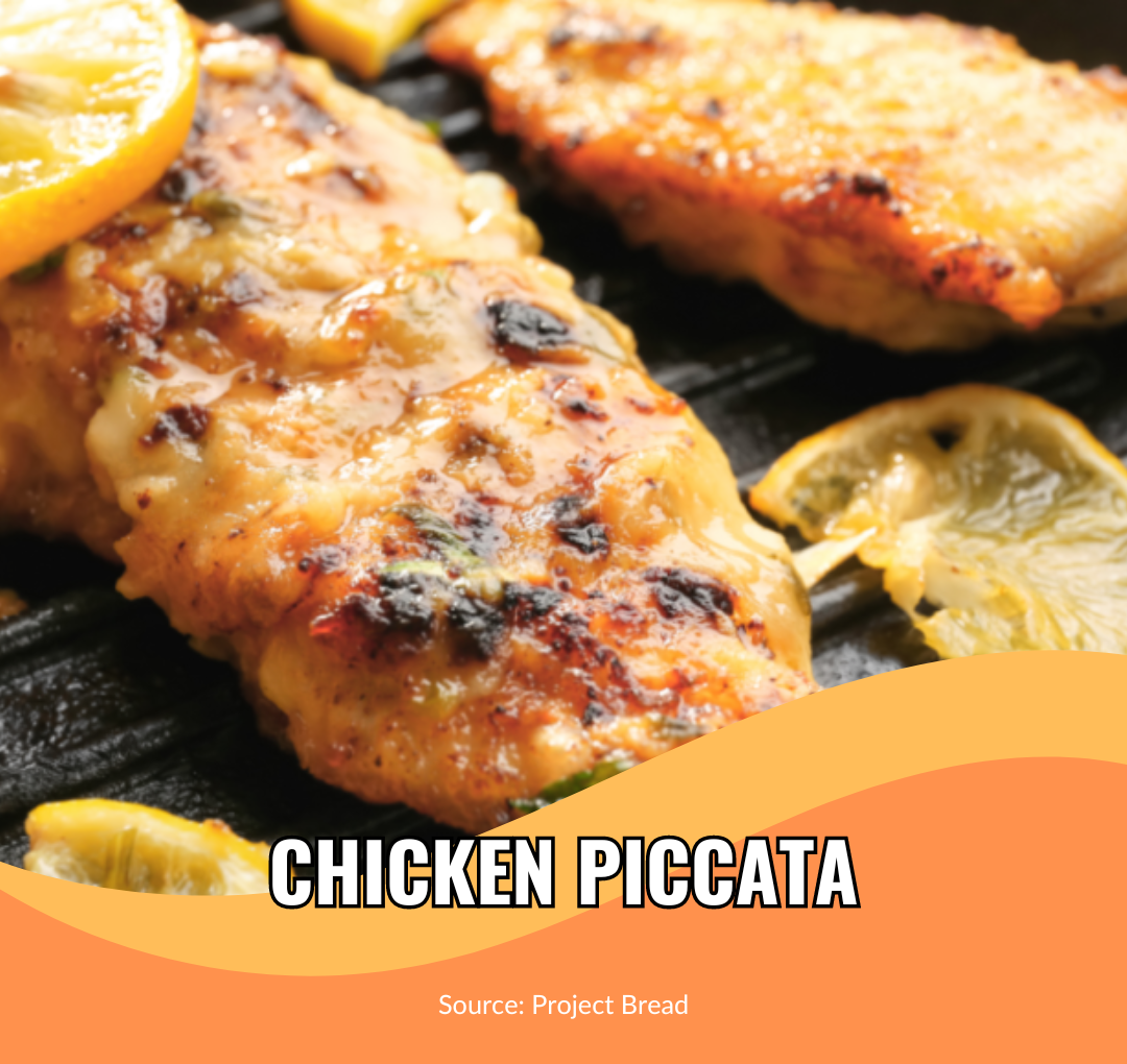 Chicken Piccata - School Food Handler