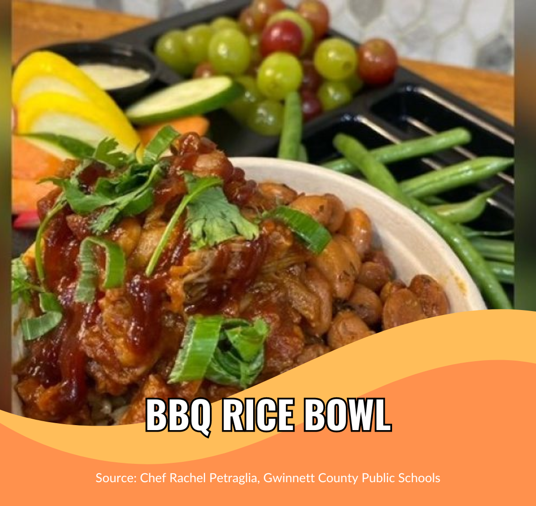 BBQ Rice Bowl - School Food Handler