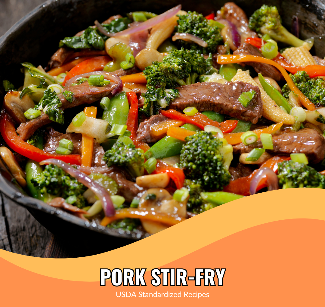 Pork Stir-Fry - School Food Handler