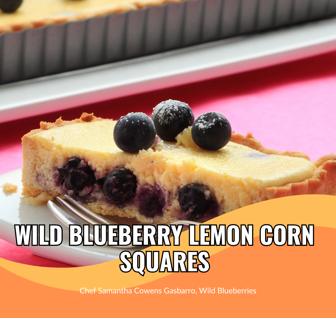 Wild Blueberry Lemon Corn Squares - School Food Handler